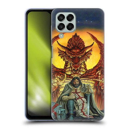 Ed Beard Jr Dragon Friendship Knight Templar Soft Gel Case for Samsung Galaxy M33 (2022)