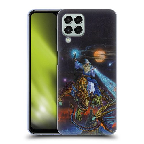 Ed Beard Jr Dragon Friendship Twilight Tempest Soft Gel Case for Samsung Galaxy M33 (2022)