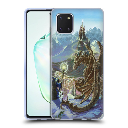 Ed Beard Jr Dragon Friendship Encounter Soft Gel Case for Samsung Galaxy Note10 Lite