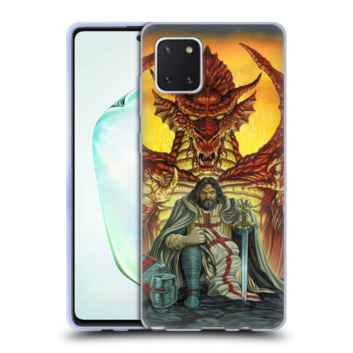 Ed Beard Jr Dragon Friendship Knight Templar Soft Gel Case for Samsung Galaxy Note10 Lite