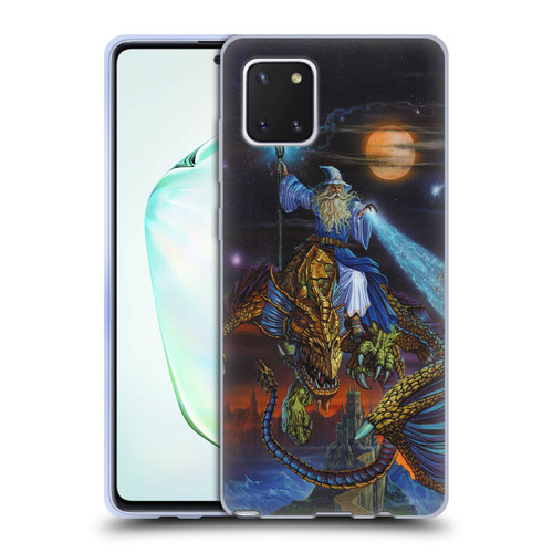 Ed Beard Jr Dragon Friendship Twilight Tempest Soft Gel Case for Samsung Galaxy Note10 Lite