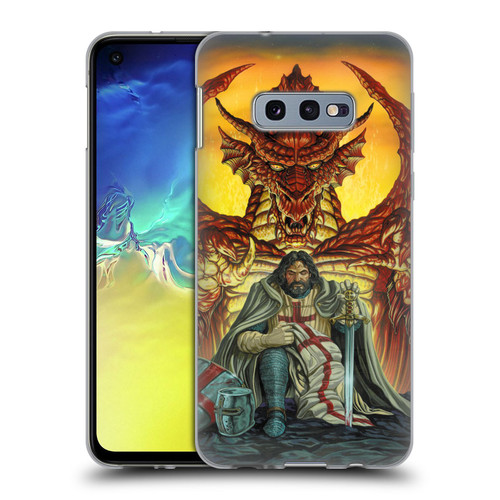 Ed Beard Jr Dragon Friendship Knight Templar Soft Gel Case for Samsung Galaxy S10e