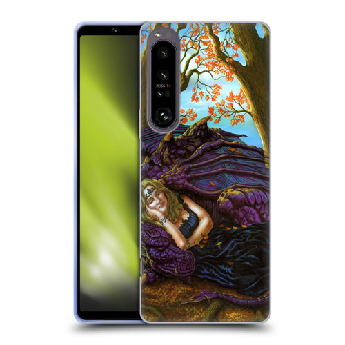 Ed Beard Jr Dragon Friendship Escape To The Land Of Nod Soft Gel Case for Sony Xperia 1 IV