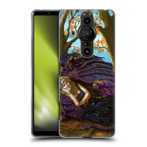 Ed Beard Jr Dragon Friendship Escape To The Land Of Nod Soft Gel Case for Sony Xperia Pro-I
