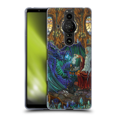 Ed Beard Jr Dragon Friendship Wizard & Dragon Soft Gel Case for Sony Xperia Pro-I