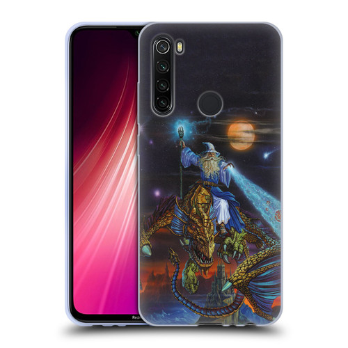 Ed Beard Jr Dragon Friendship Twilight Tempest Soft Gel Case for Xiaomi Redmi Note 8T