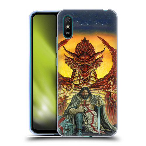 Ed Beard Jr Dragon Friendship Knight Templar Soft Gel Case for Xiaomi Redmi 9A / Redmi 9AT