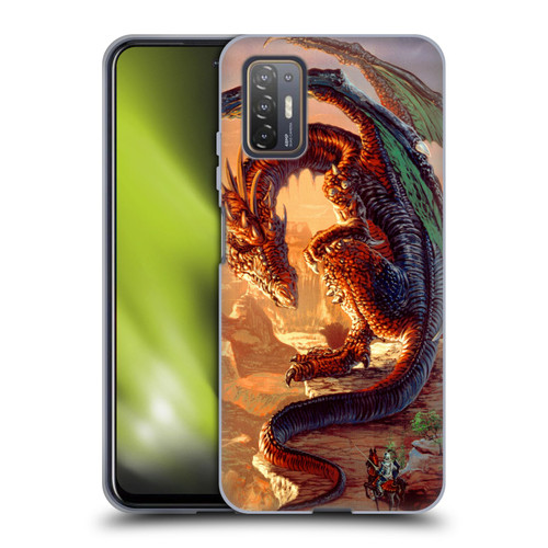 Ed Beard Jr Dragons Bravery Misplaced Soft Gel Case for HTC Desire 21 Pro 5G