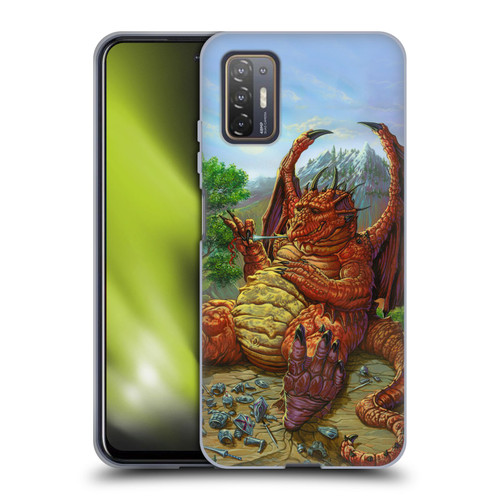 Ed Beard Jr Dragons Lunch With A Toothpick Soft Gel Case for HTC Desire 21 Pro 5G