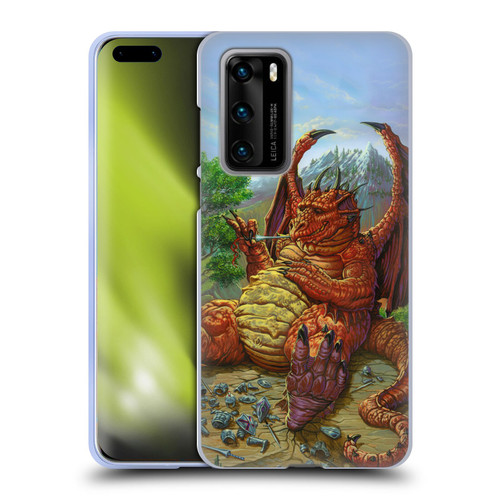 Ed Beard Jr Dragons Lunch With A Toothpick Soft Gel Case for Huawei P40 5G