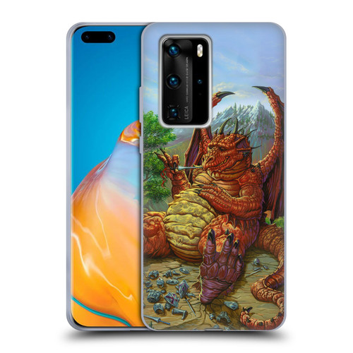 Ed Beard Jr Dragons Lunch With A Toothpick Soft Gel Case for Huawei P40 Pro / P40 Pro Plus 5G