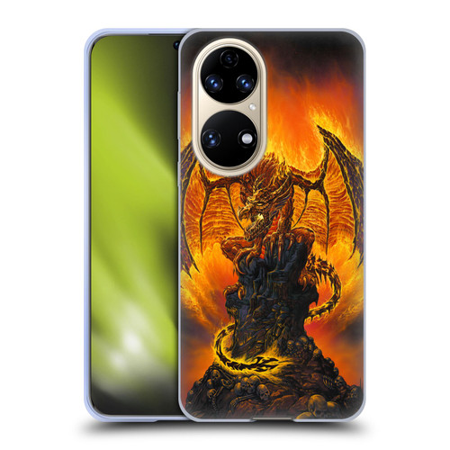 Ed Beard Jr Dragons Harbinger Of Fire Soft Gel Case for Huawei P50