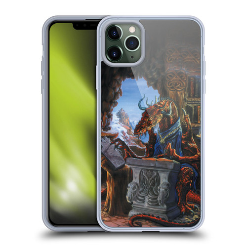 Ed Beard Jr Dragons Ancient Scholar Soft Gel Case for Apple iPhone 11 Pro Max