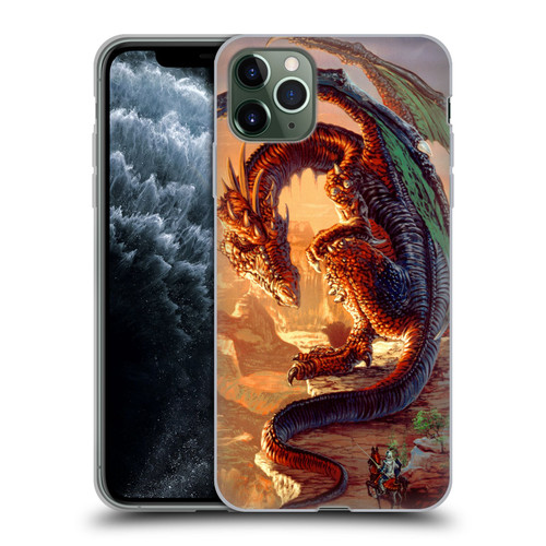 Ed Beard Jr Dragons Bravery Misplaced Soft Gel Case for Apple iPhone 11 Pro Max