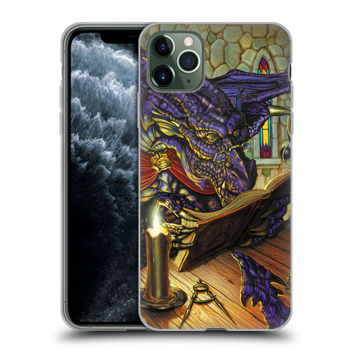 Ed Beard Jr Dragons A Good Book Soft Gel Case for Apple iPhone 11 Pro Max