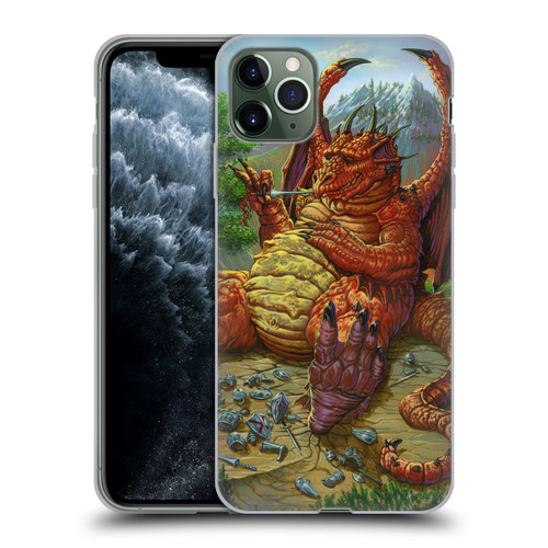 Ed Beard Jr Dragons Lunch With A Toothpick Soft Gel Case for Apple iPhone 11 Pro Max
