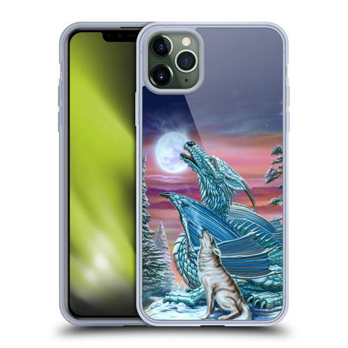 Ed Beard Jr Dragons Moon Song Wolf Moon Soft Gel Case for Apple iPhone 11 Pro Max