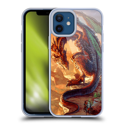 Ed Beard Jr Dragons Bravery Misplaced Soft Gel Case for Apple iPhone 12 / iPhone 12 Pro