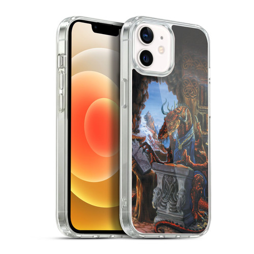 Ed Beard Jr Dragons Ancient Scholar Soft Gel Case for Apple iPhone 12 / iPhone 12 Pro & MagSafe