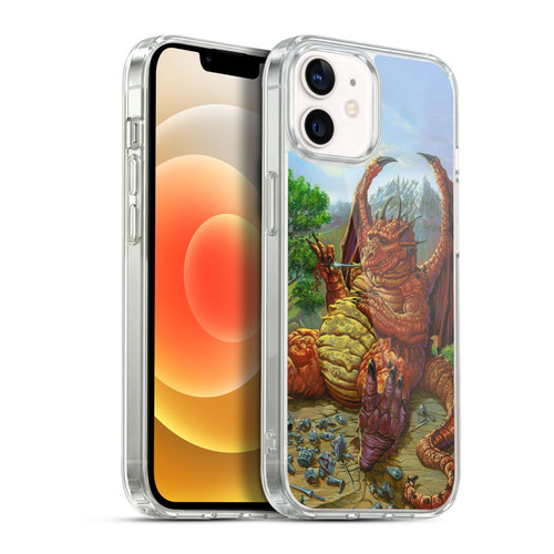 Ed Beard Jr Dragons Lunch With A Toothpick Soft Gel Case for Apple iPhone 12 / iPhone 12 Pro & MagSafe