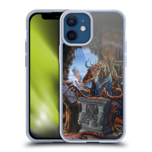 Ed Beard Jr Dragons Ancient Scholar Soft Gel Case for Apple iPhone 12 Mini