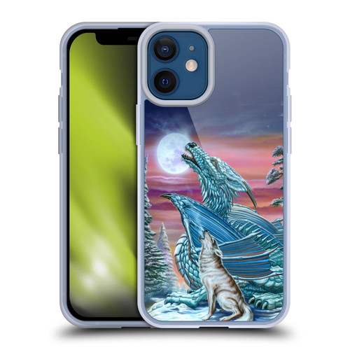 Ed Beard Jr Dragons Moon Song Wolf Moon Soft Gel Case for Apple iPhone 12 Mini