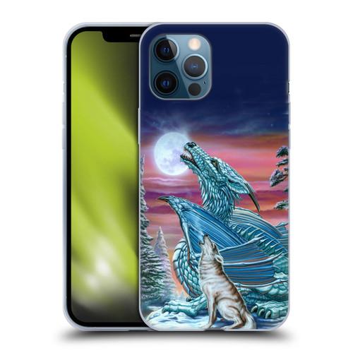 Ed Beard Jr Dragons Moon Song Wolf Moon Soft Gel Case for Apple iPhone 12 Pro Max