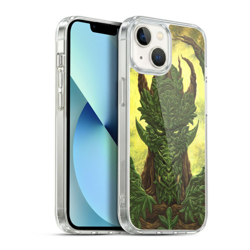 Ed Beard Jr Dragons Green Guardian Greenman Soft Gel Case for Apple iPhone 13