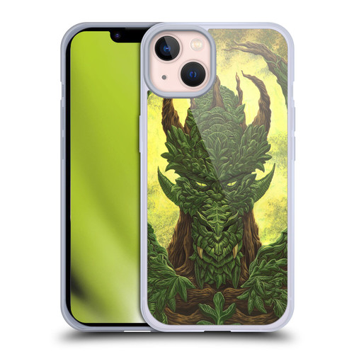 Ed Beard Jr Dragons Green Guardian Greenman Soft Gel Case for Apple iPhone 13