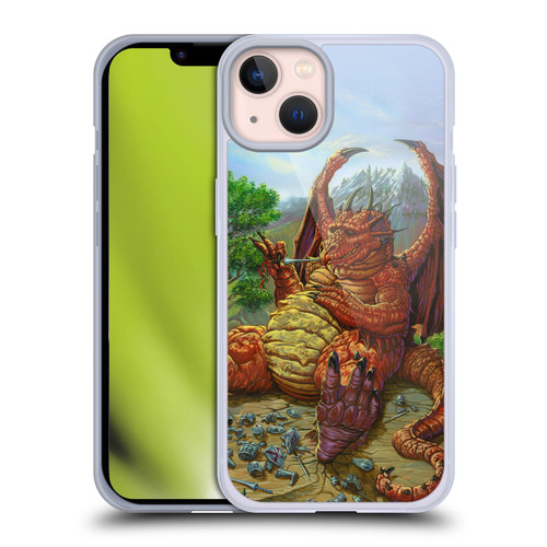 Ed Beard Jr Dragons Lunch With A Toothpick Soft Gel Case for Apple iPhone 13