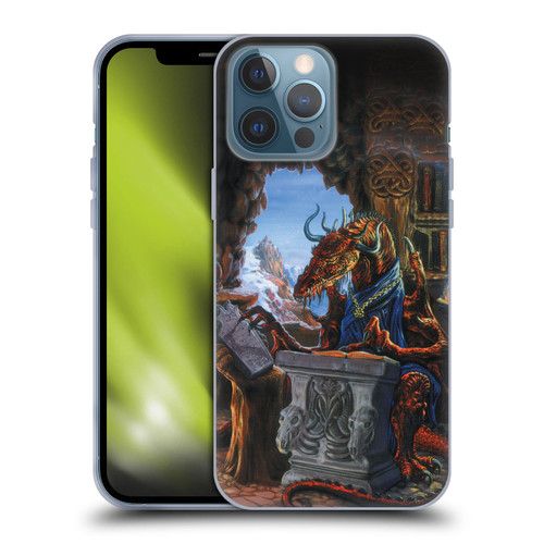 Ed Beard Jr Dragons Ancient Scholar Soft Gel Case for Apple iPhone 13 Pro Max
