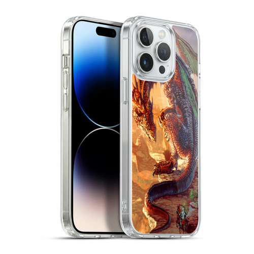 Ed Beard Jr Dragons Bravery Misplaced Soft Gel Case for Apple iPhone 13 Pro Max & MagSafe