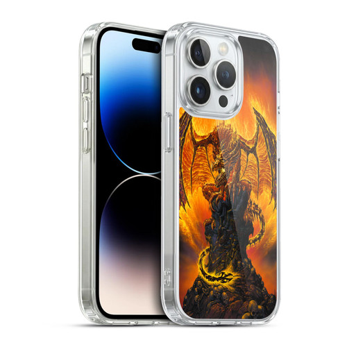 Ed Beard Jr Dragons Harbinger Of Fire Soft Gel Case for Apple iPhone 13 Pro & MagSafe