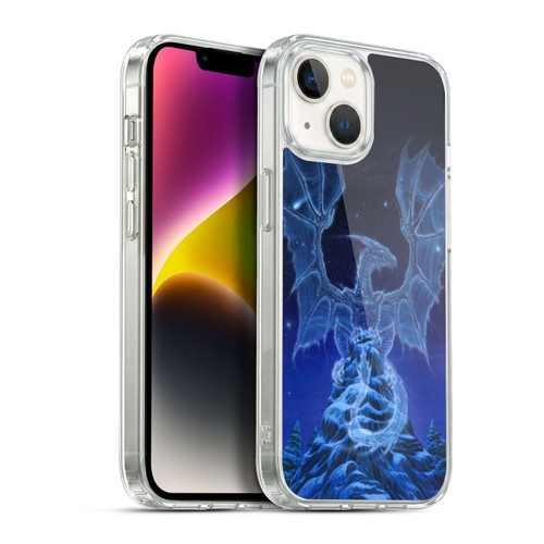 Ed Beard Jr Dragons Winter Spirit Soft Gel Case for Apple iPhone 14