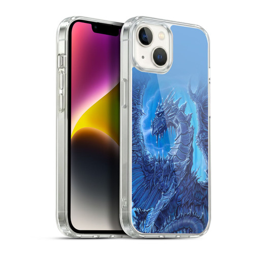 Ed Beard Jr Dragons Glacier Soft Gel Case for Apple iPhone 14 Plus & MagSafe