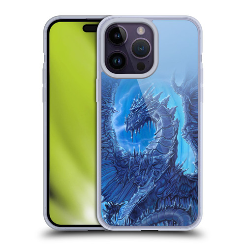 Ed Beard Jr Dragons Glacier Soft Gel Case for Apple iPhone 14 Pro Max