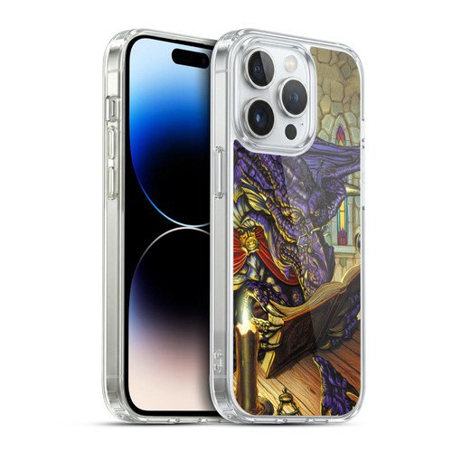 Ed Beard Jr Dragons A Good Book Soft Gel Case for Apple iPhone 14 Pro & MagSafe