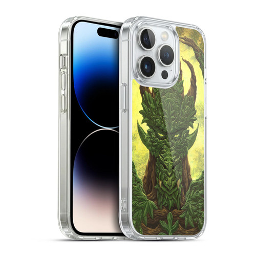 Ed Beard Jr Dragons Green Guardian Greenman Soft Gel Case for Apple iPhone 14 Pro & MagSafe