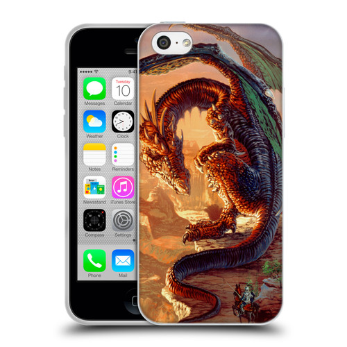 Ed Beard Jr Dragons Bravery Misplaced Soft Gel Case for Apple iPhone 5c