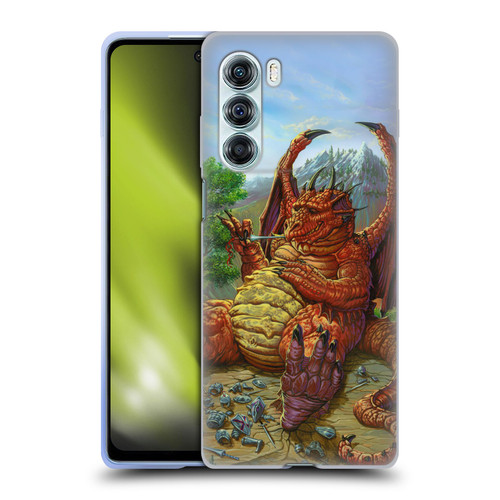 Ed Beard Jr Dragons Lunch With A Toothpick Soft Gel Case for Motorola Edge S30 / Moto G200 5G