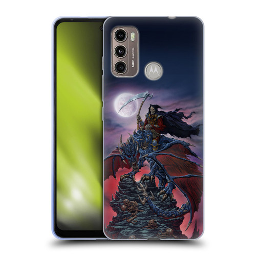 Ed Beard Jr Dragons Reaper Soft Gel Case for Motorola Moto G60 / Moto G40 Fusion