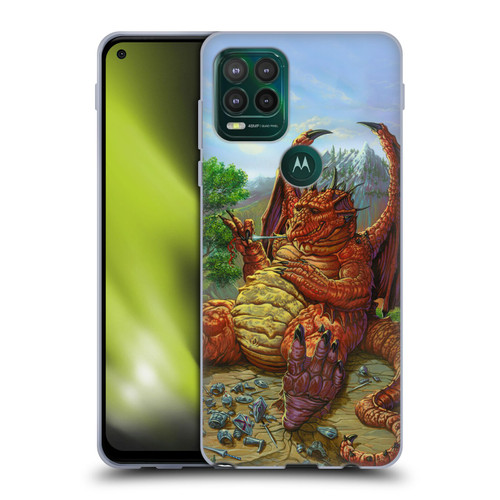 Ed Beard Jr Dragons Lunch With A Toothpick Soft Gel Case for Motorola Moto G Stylus 5G 2021