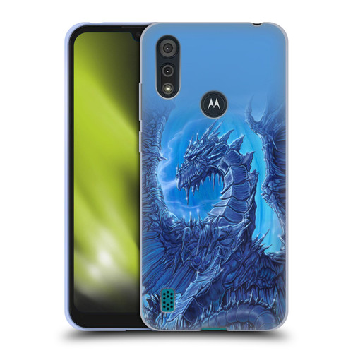 Ed Beard Jr Dragons Glacier Soft Gel Case for Motorola Moto E6s (2020)