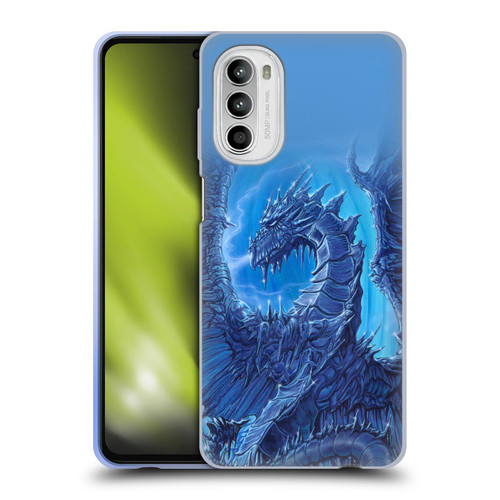 Ed Beard Jr Dragons Glacier Soft Gel Case for Motorola Moto G52