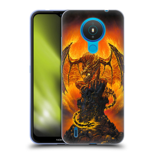 Ed Beard Jr Dragons Harbinger Of Fire Soft Gel Case for Nokia 1.4