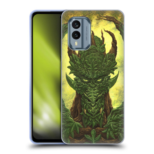 Ed Beard Jr Dragons Green Guardian Greenman Soft Gel Case for Nokia X30