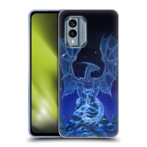 Ed Beard Jr Dragons Winter Spirit Soft Gel Case for Nokia X30