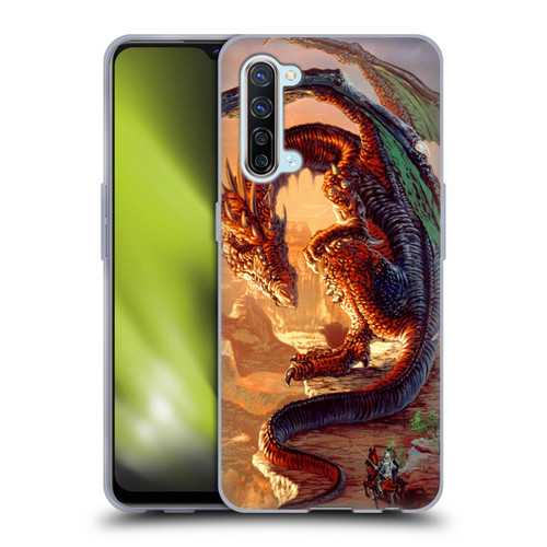 Ed Beard Jr Dragons Bravery Misplaced Soft Gel Case for OPPO Find X2 Lite 5G