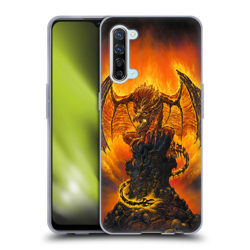 Ed Beard Jr Dragons Harbinger Of Fire Soft Gel Case for OPPO Find X2 Lite 5G