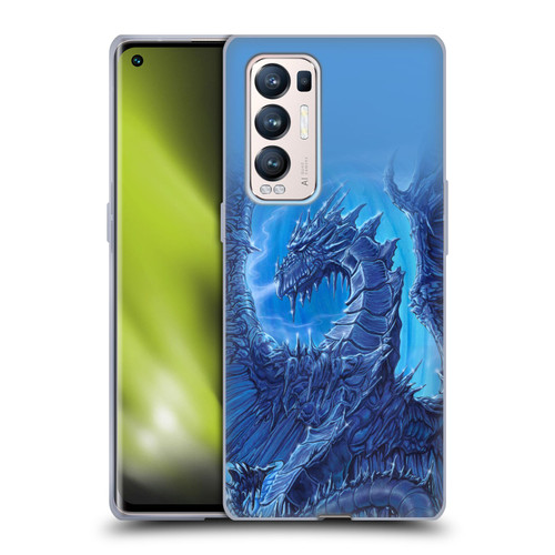 Ed Beard Jr Dragons Glacier Soft Gel Case for OPPO Find X3 Neo / Reno5 Pro+ 5G